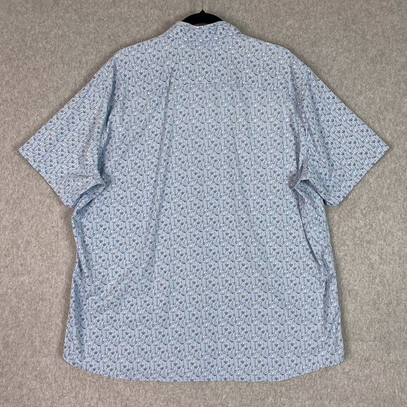 Southern Tide Shirt Mens XL Blue Forget A Boat It Button Down All Over Print - Picture 5 of 8
